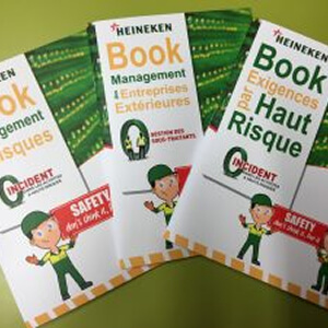 Livrets QSHE personnalisés pour règles d’or et exigences sécurité