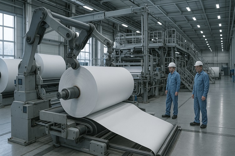 Sécurité industrielle et formation terrain dans le secteur papetier.